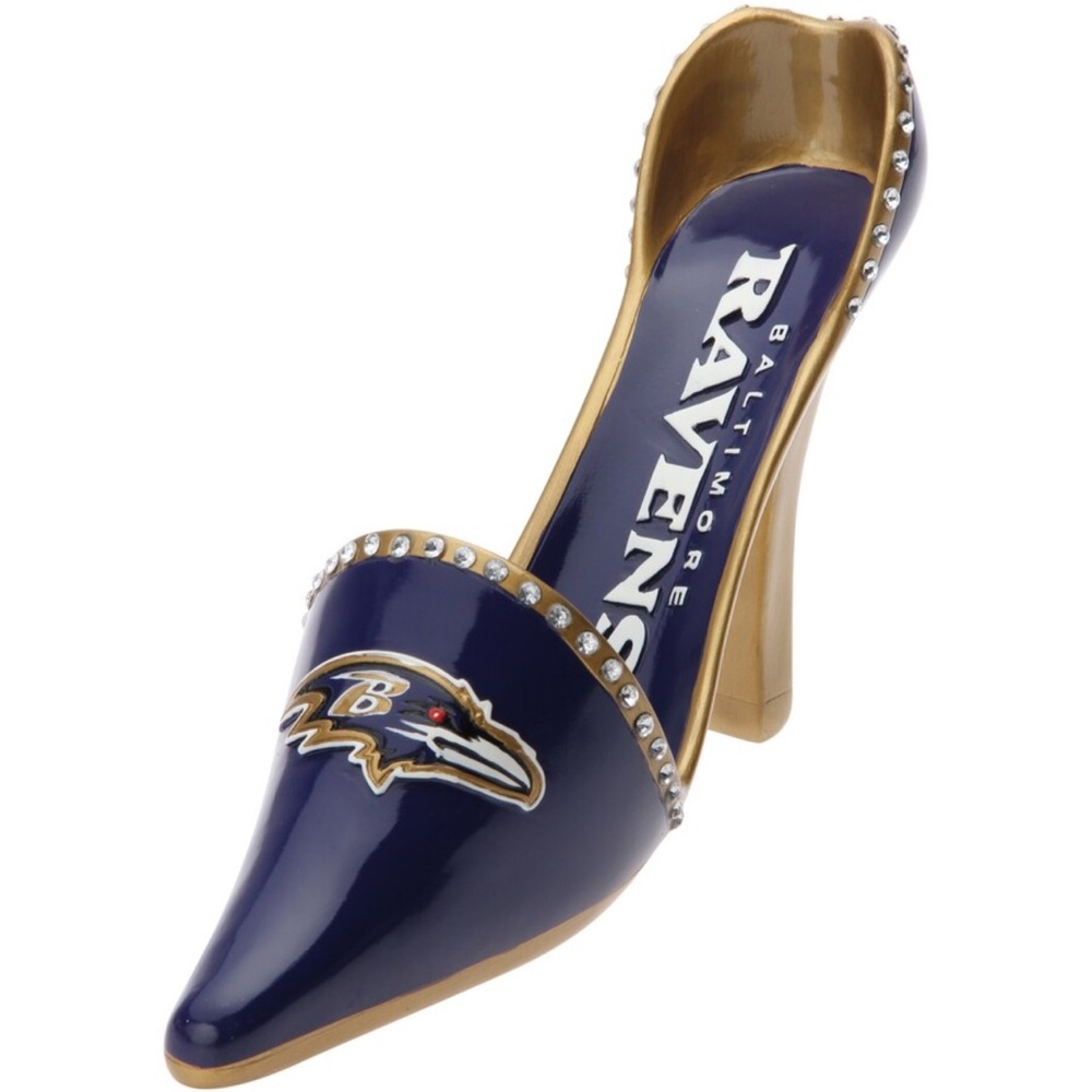 Baltimore Ravens High Heel Wine Bottle holder
